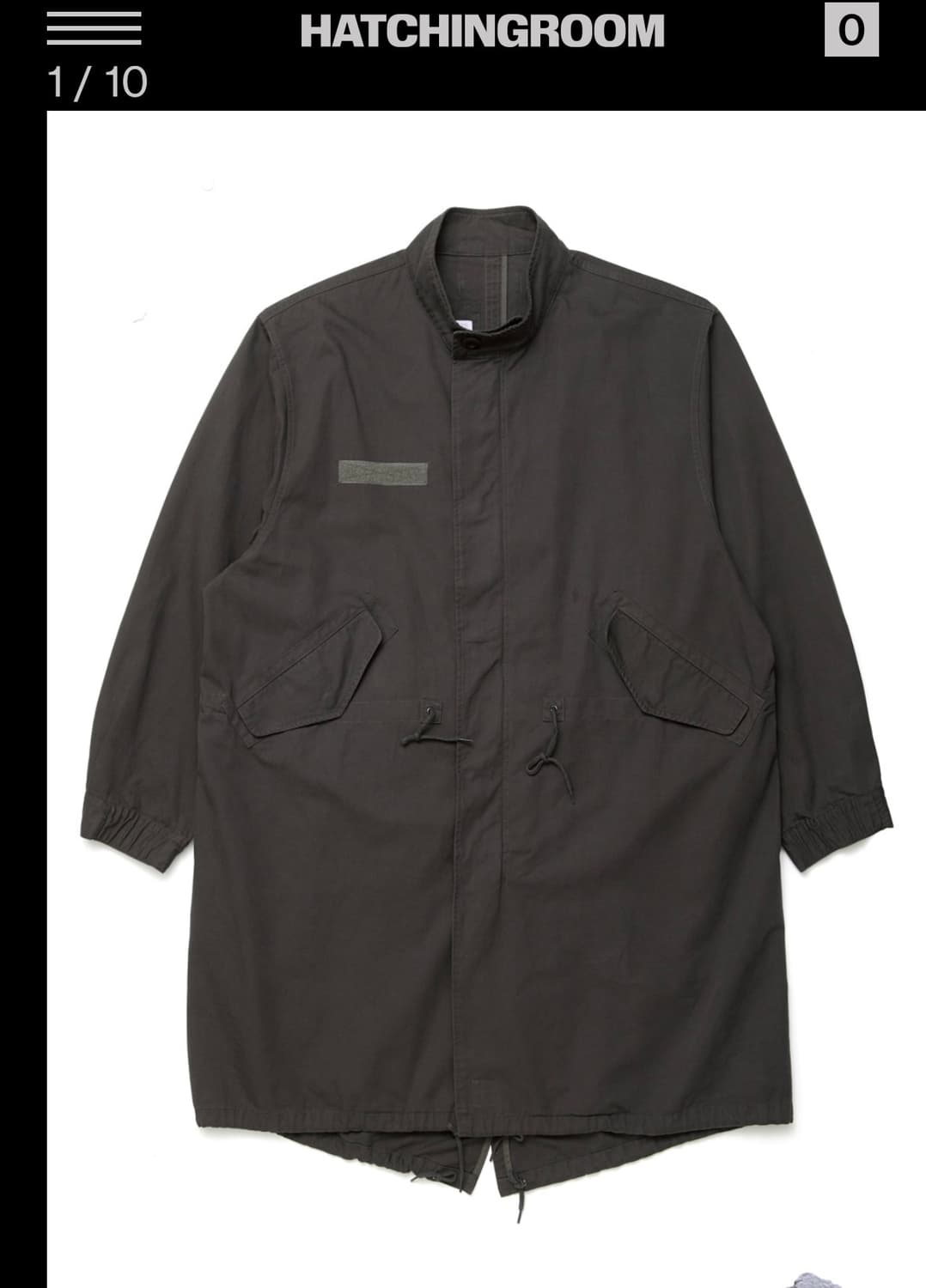 해칭룸 모즈 파카 머드브라운 3사이즈 상품이미지1