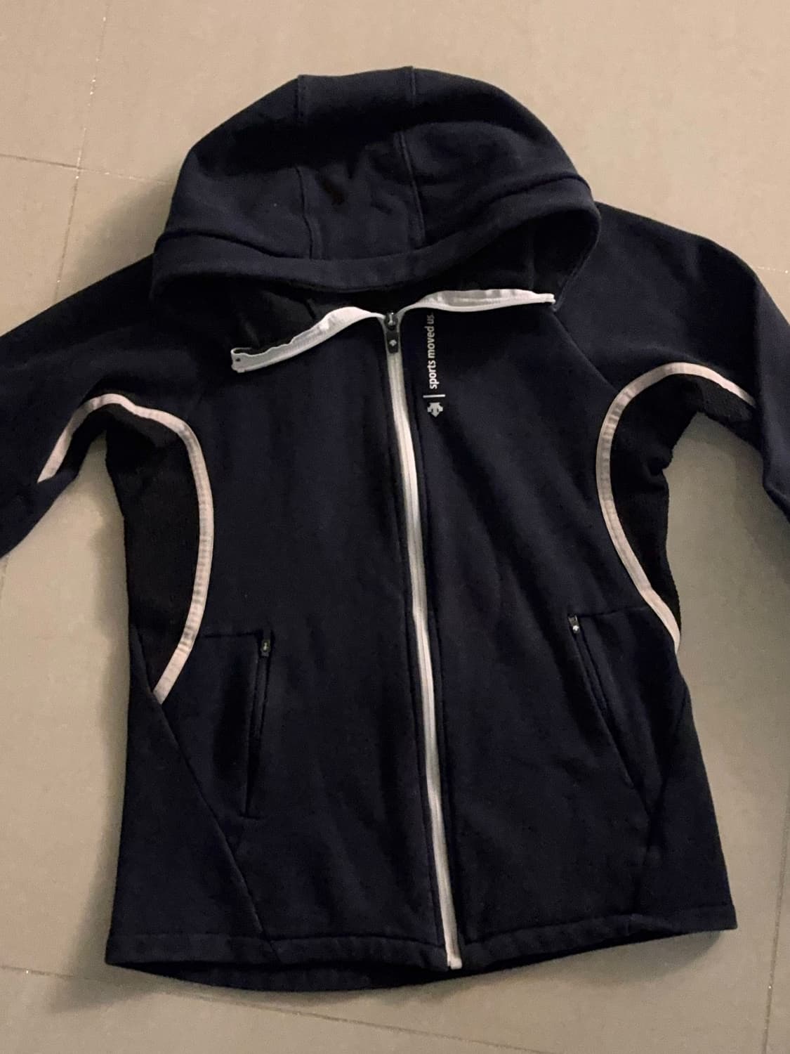 데상트 여성 후드집업/브랜드/옷장정리/옷 상품이미지4