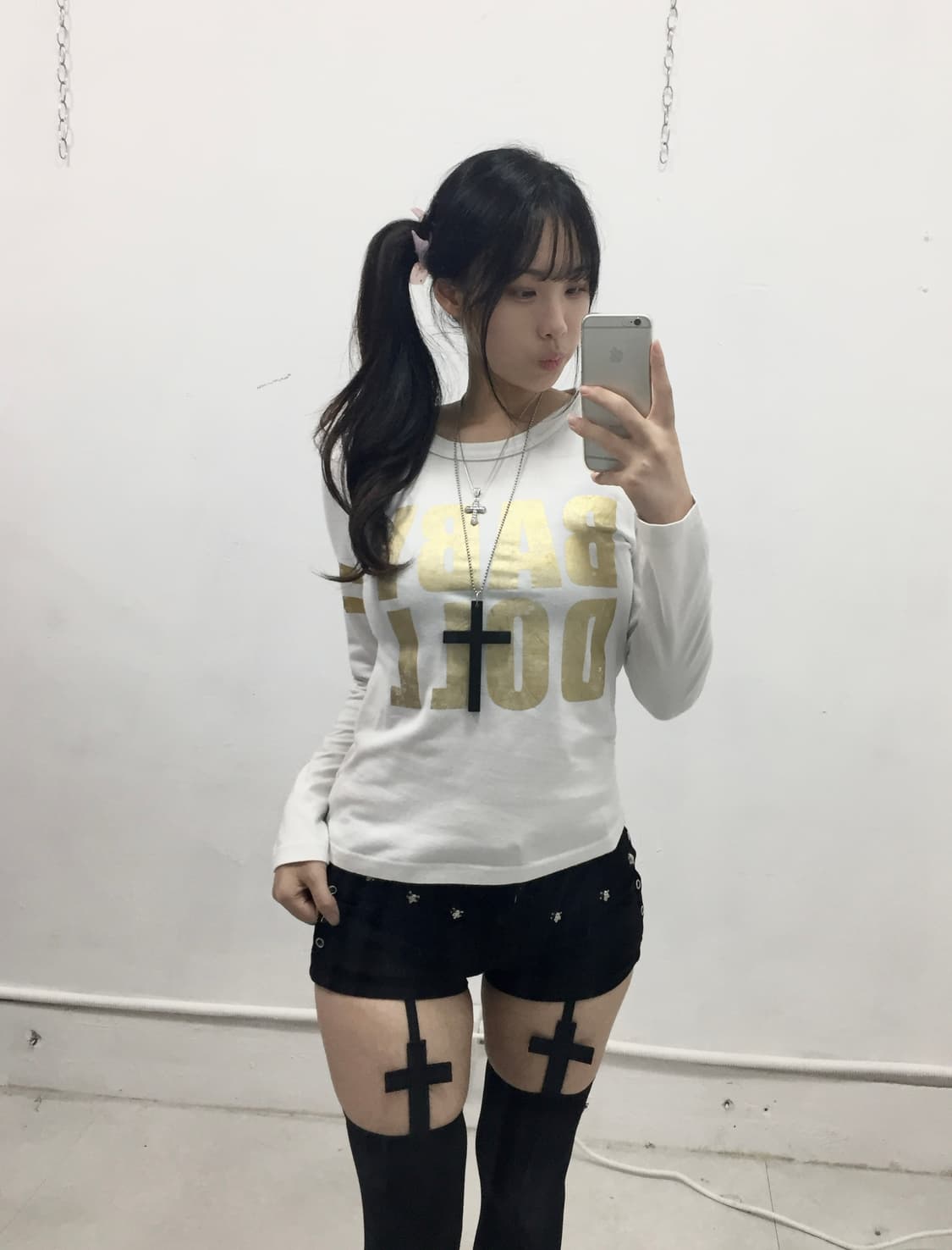 [BABY DOLL] 베이비돌 갸루 골드 크라운 롱슬리브 상품이미지1