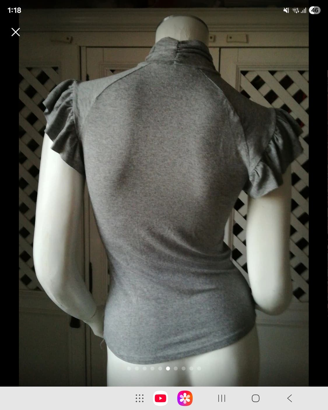 프랑스 모르간 터틀넥 모달 셔츠 그레이  상품이미지5