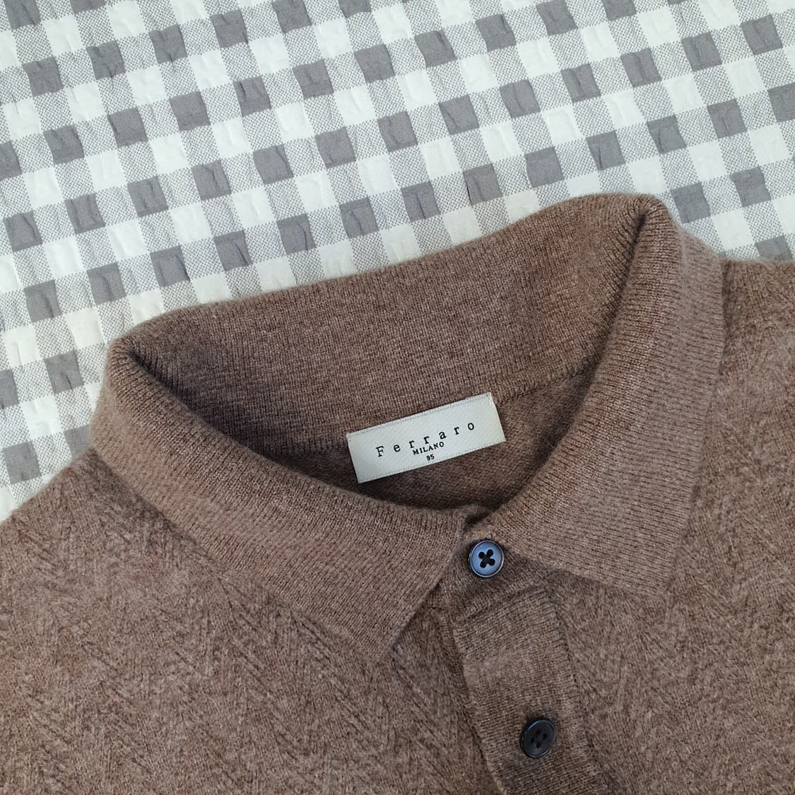 페라노밀라노 울 캐시미어 니트 카라티 남자95 (2벌가격) 상품이미지2