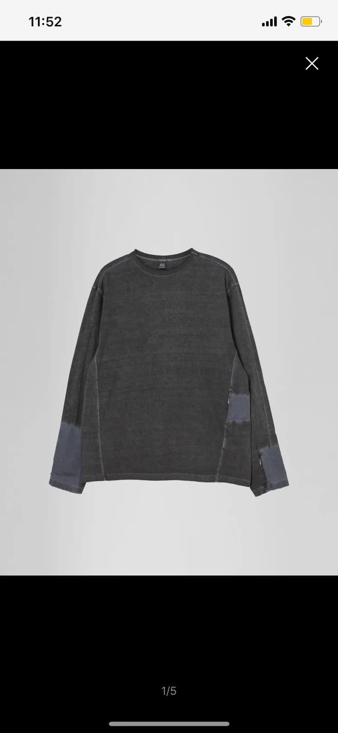 POCKET LONG SLEEVE GREY 상품이미지1