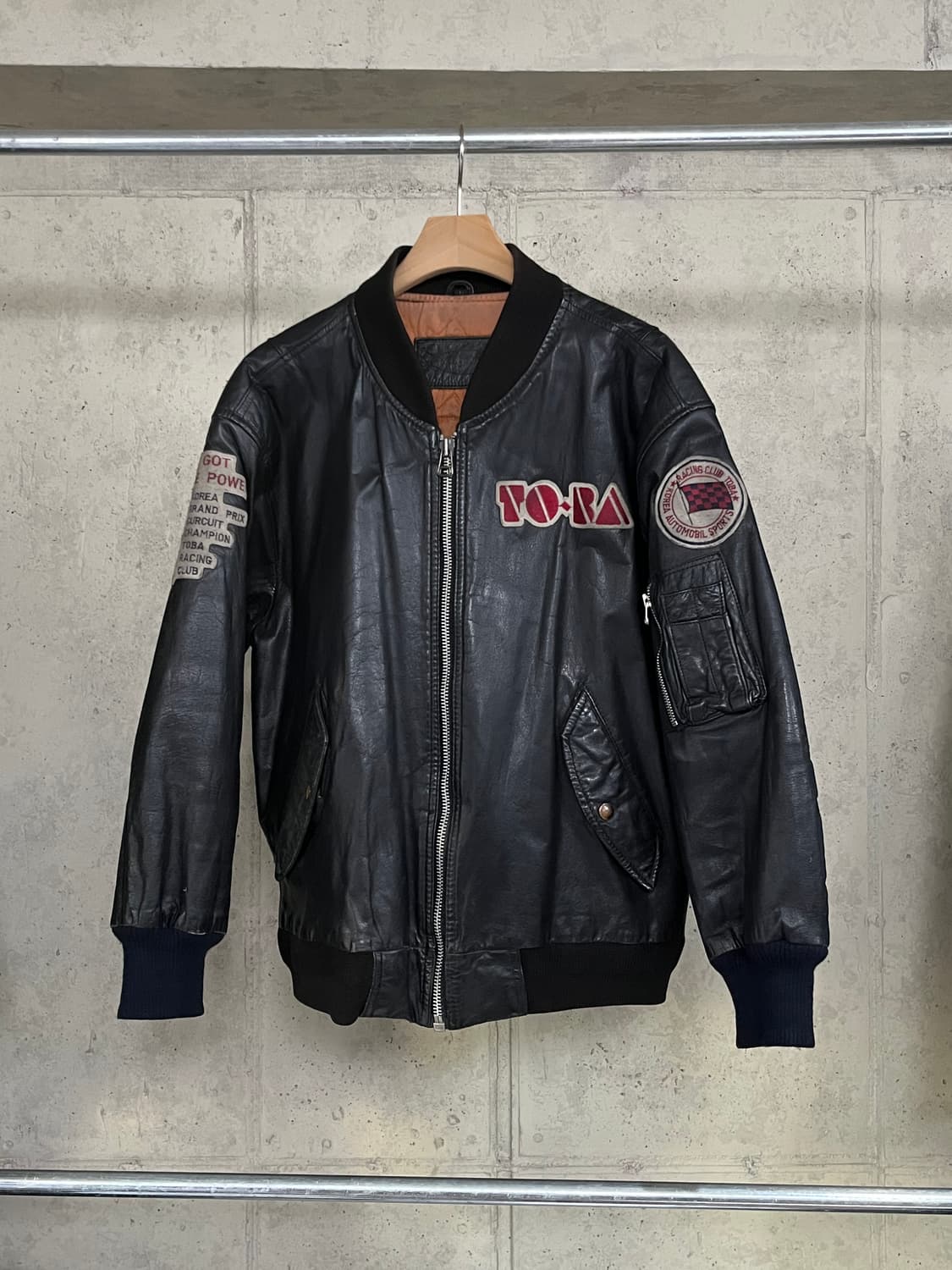 80s TORA Leather Jacket 상품이미지2