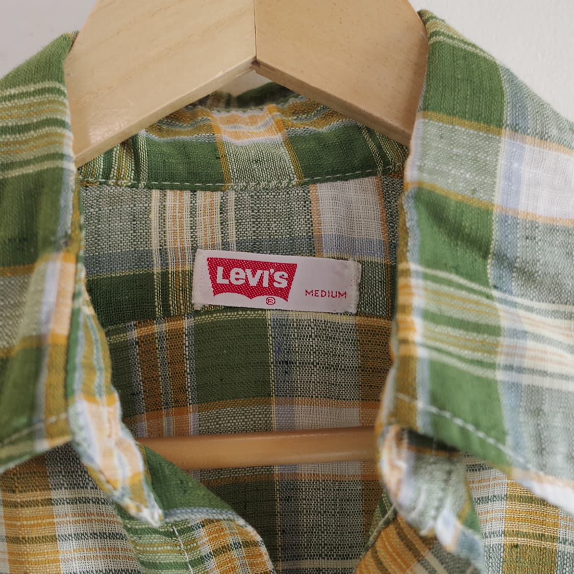 70's Levi's Plaid Shirt 상품이미지7