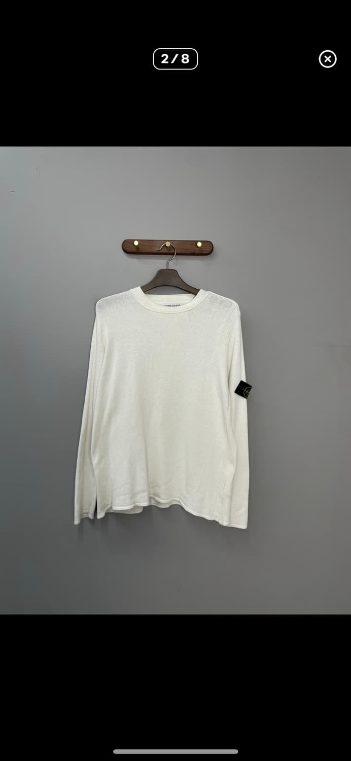 스톤아일랜드 와펜 코튼 라운드 니트 A2462 상품이미지3