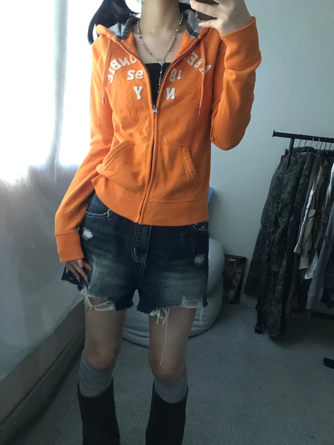 아베크롬비 오렌지 후드집업 상품이미지6