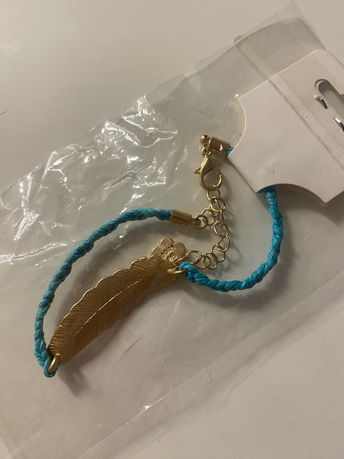 일본 새상품 깃털 모양 팔찌 상품이미지4