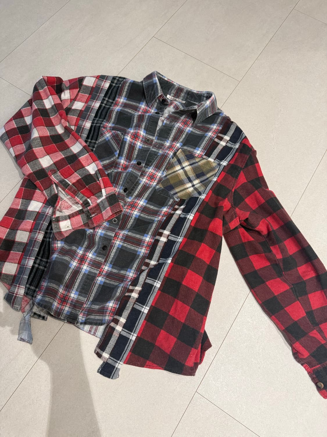 니들스 Rebuild by needles 셔츠 XL 상품이미지4