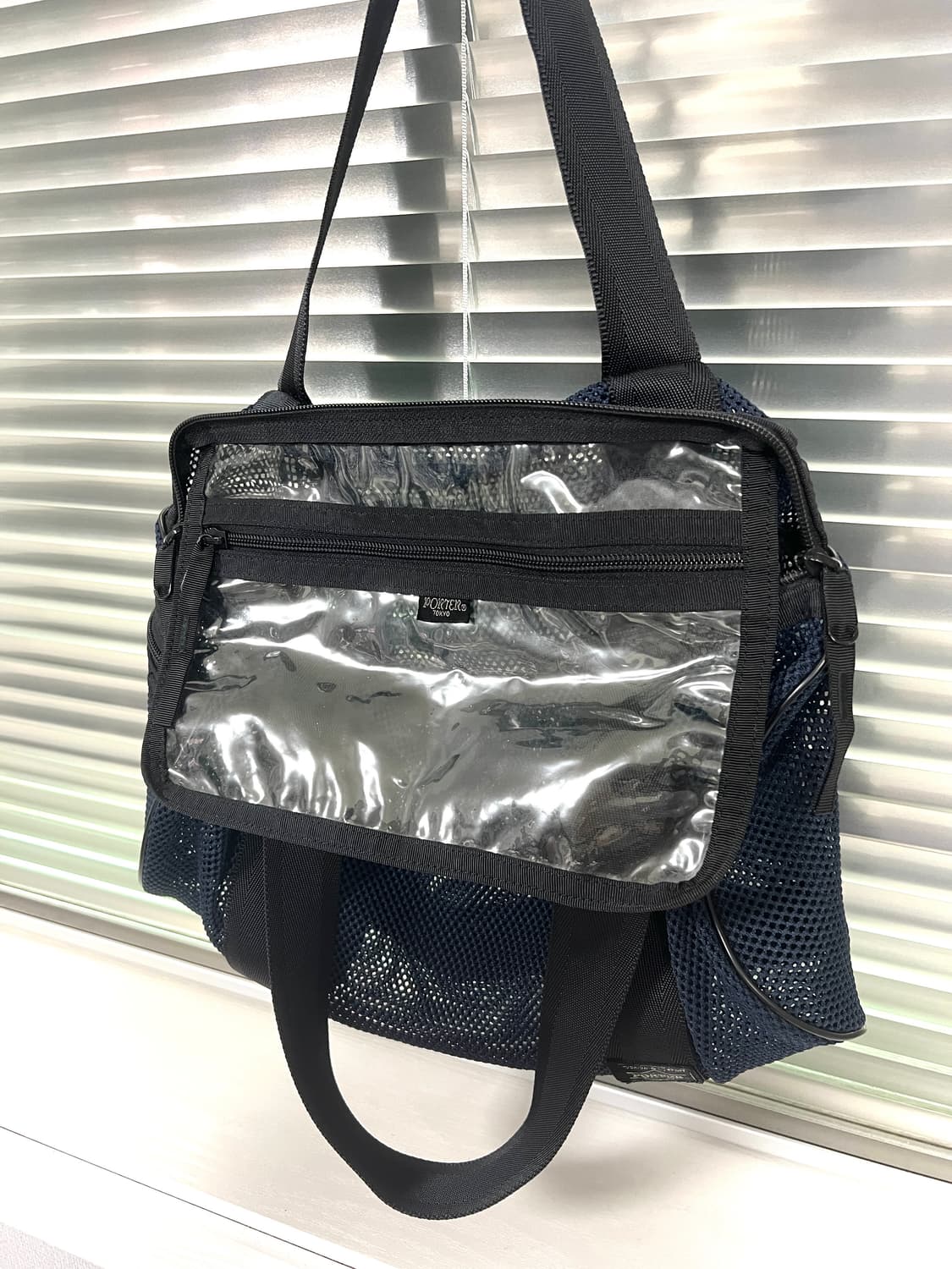 PORTER-MESH BOSTON BAG (Navy) 상품이미지10