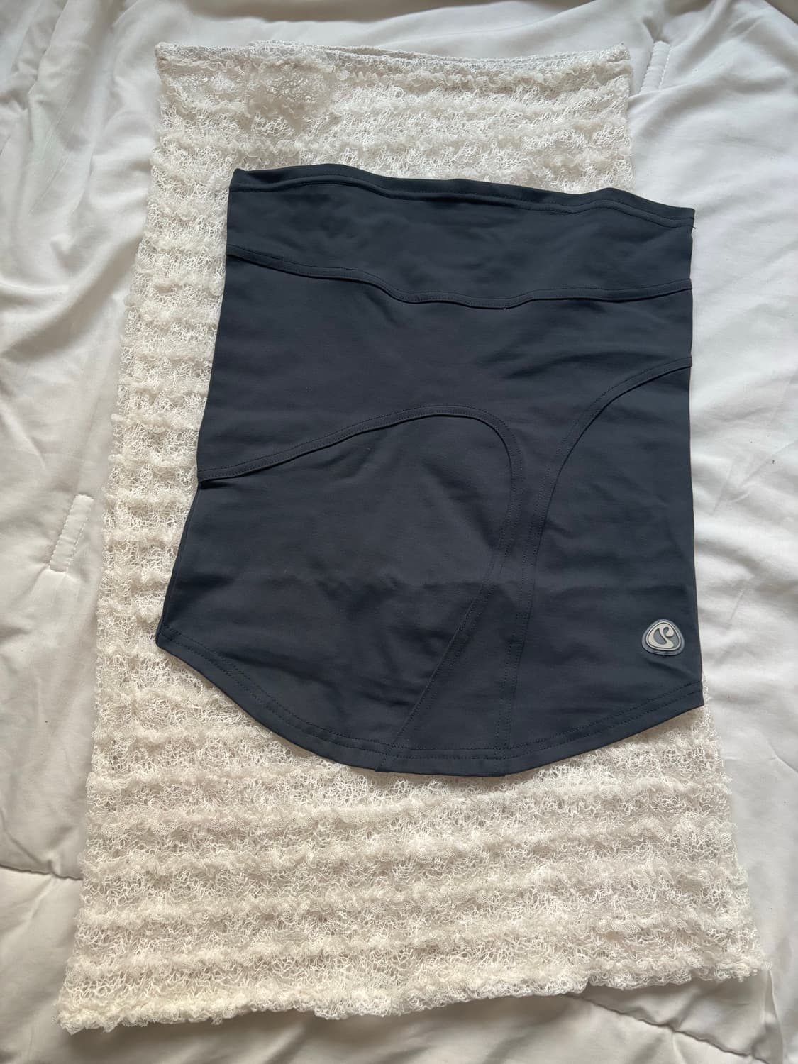 코이세이오 WAVE STITCH TUBE TOP GREY 상품이미지2