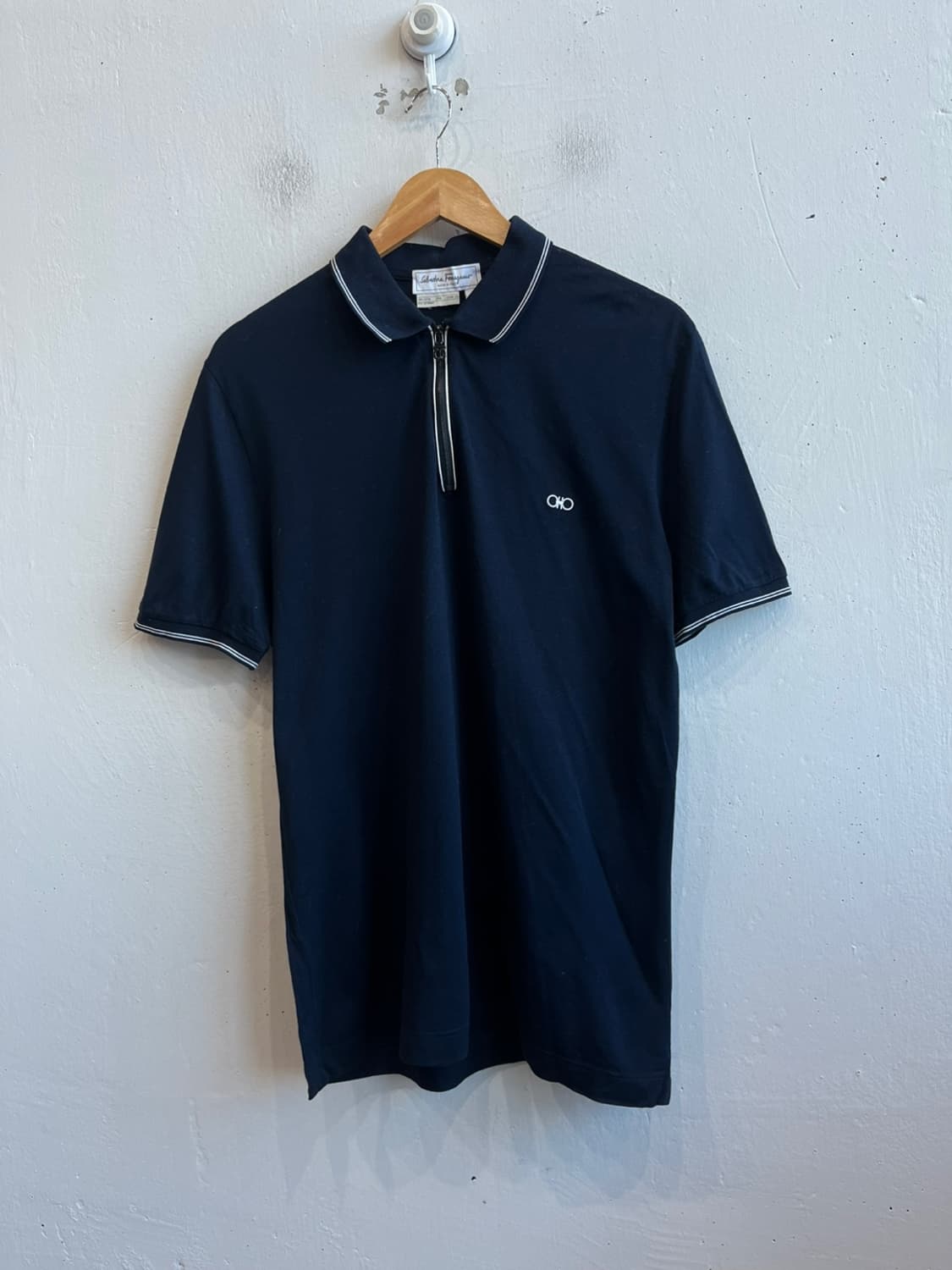 페레가모 하프집 PK티셔츠 카라티 Made in ITALY 상품이미지1