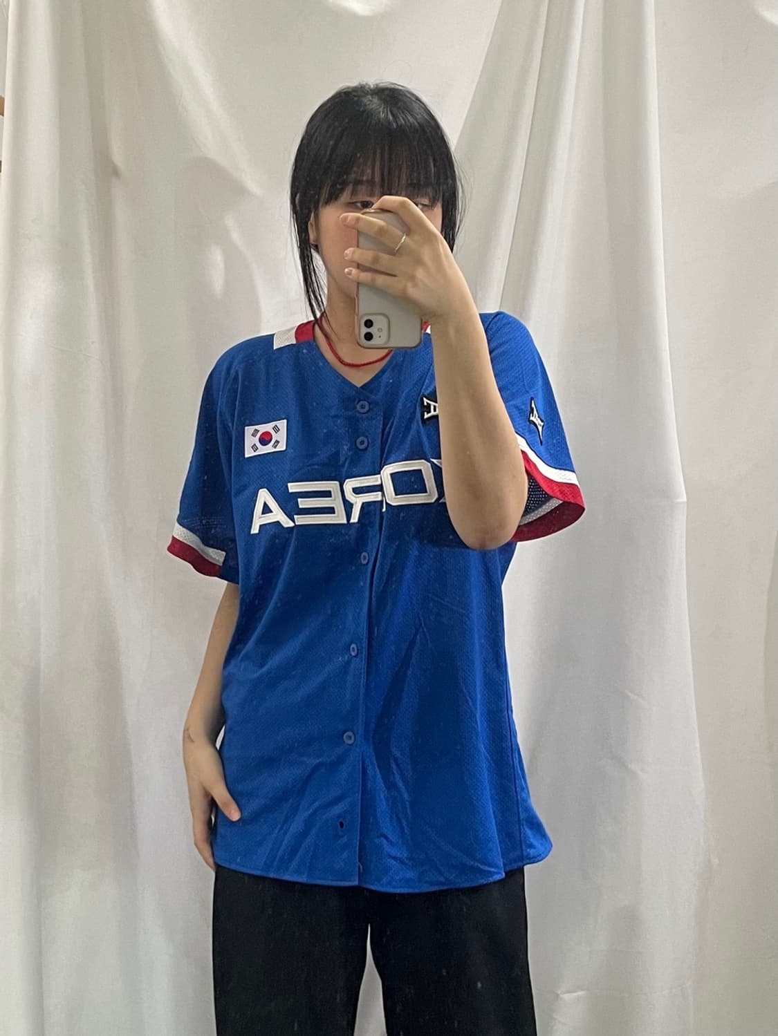 BIVIC 한국 36 블록코어 유니폼 블루 XL 상품이미지2