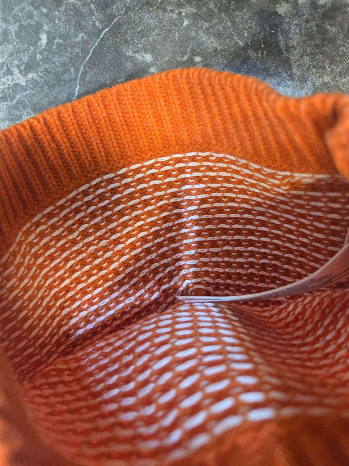 버버리 정품 오렌지 비니 정품  상품이미지2