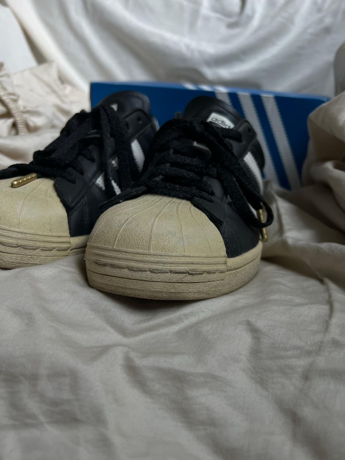 (270)아디다스 슈퍼스타 프리미엄 블랙 상품이미지5