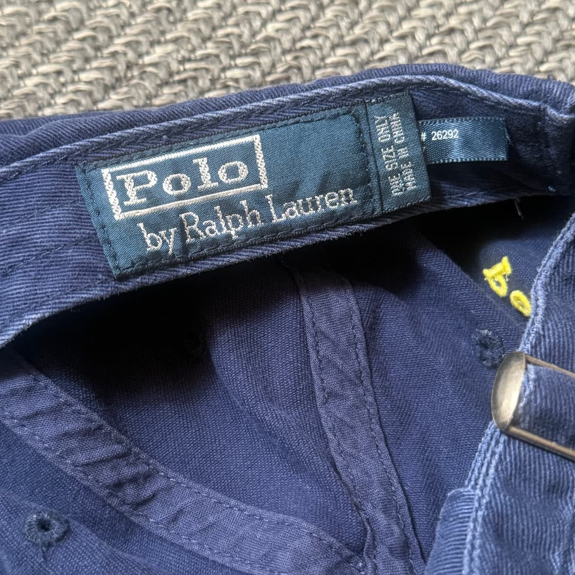 폴로 빅포니 네이비 볼캡 os 상품이미지4