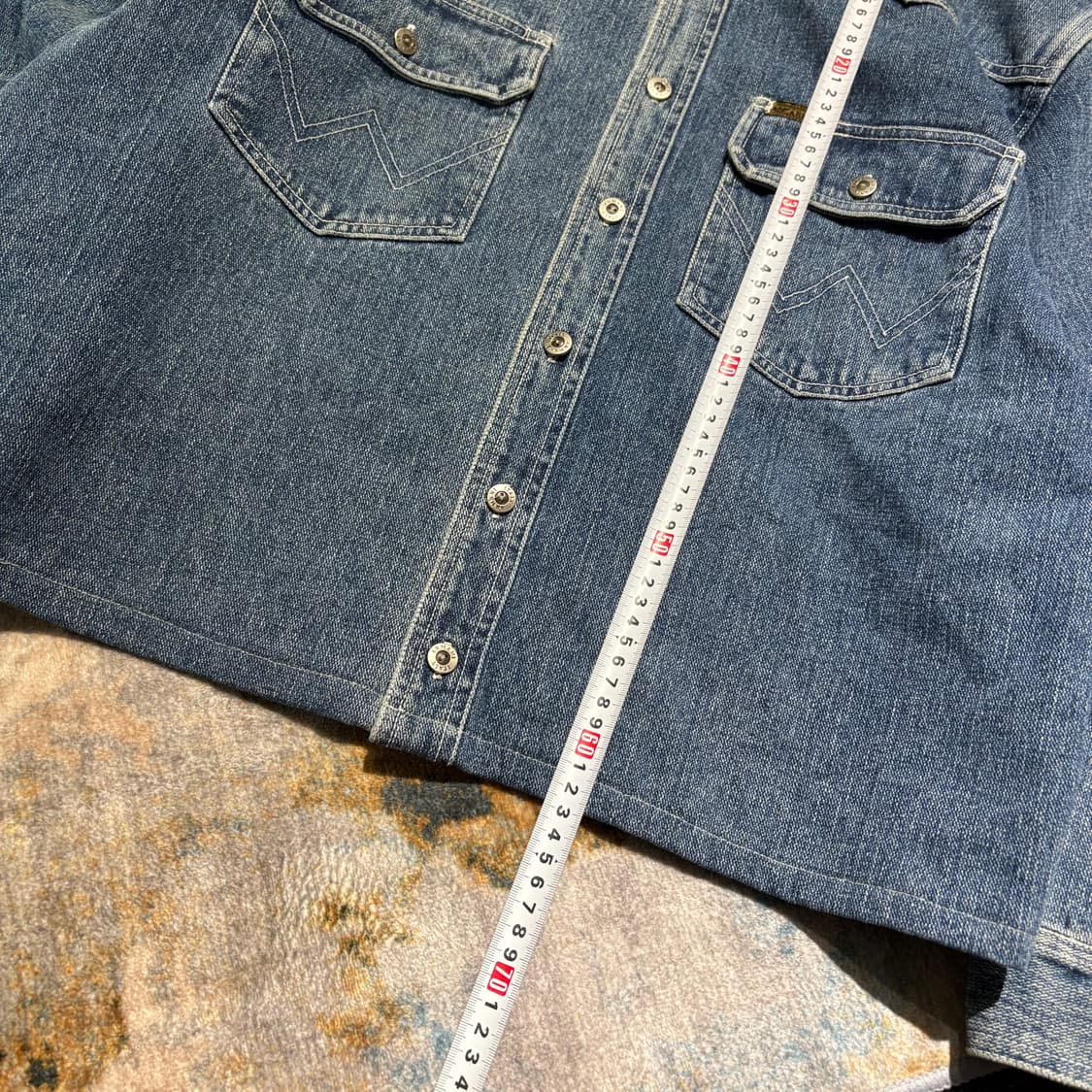 아르마니 진스 빈티지 포켓 청자켓 상품이미지9