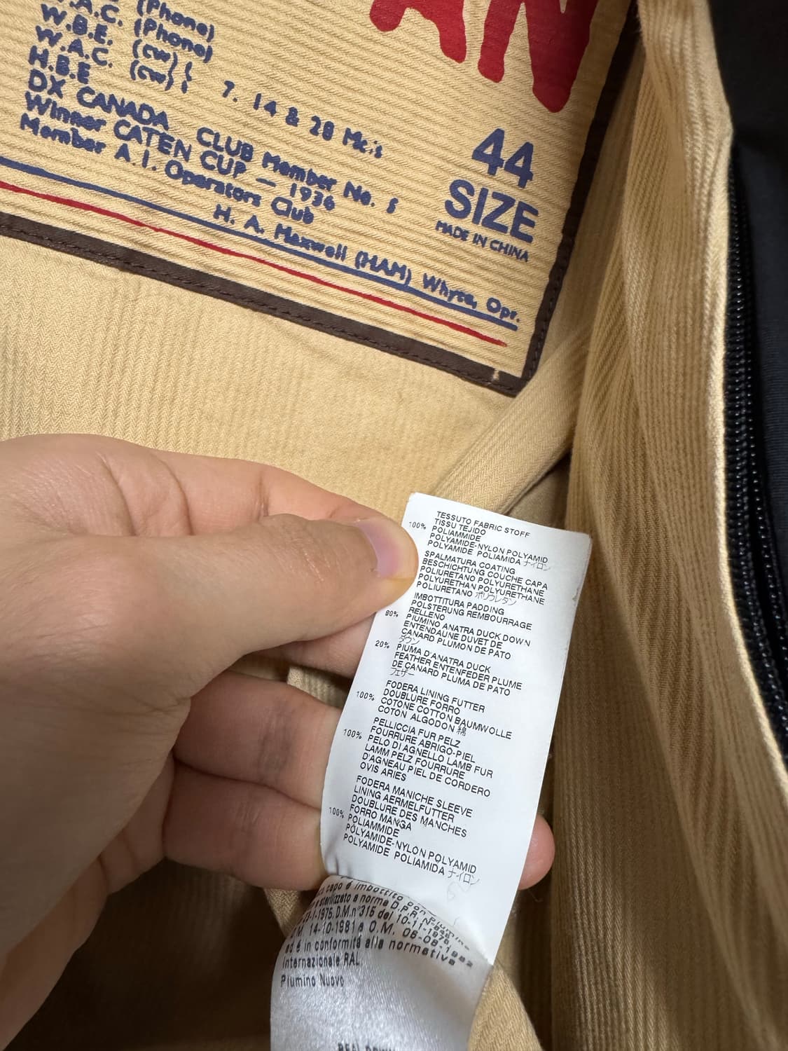 양털 라이더 패딩 자켓 상품이미지6