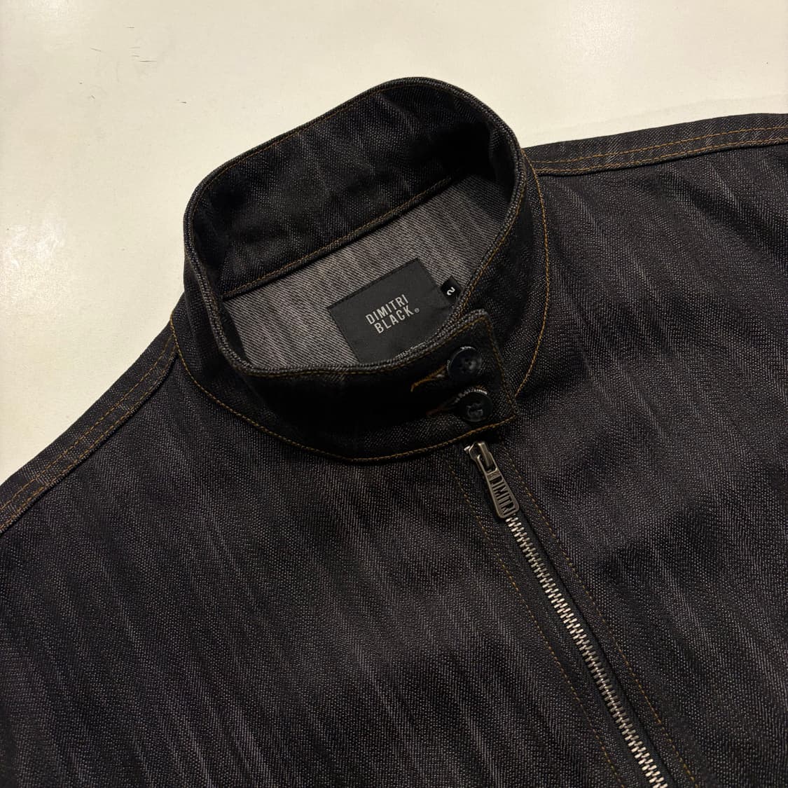 [2] 디미트리블랙 블랙 데님 블루종 자켓 B289 상품이미지3