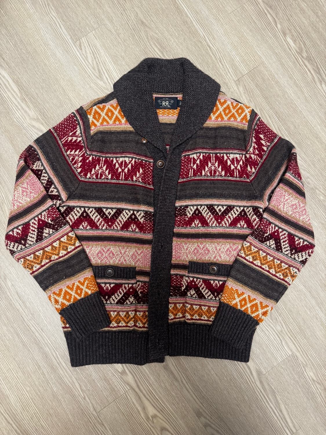 더블알엘 RRL 25FW 울 블렌드 숄 칼라 가디건 M 상품이미지3