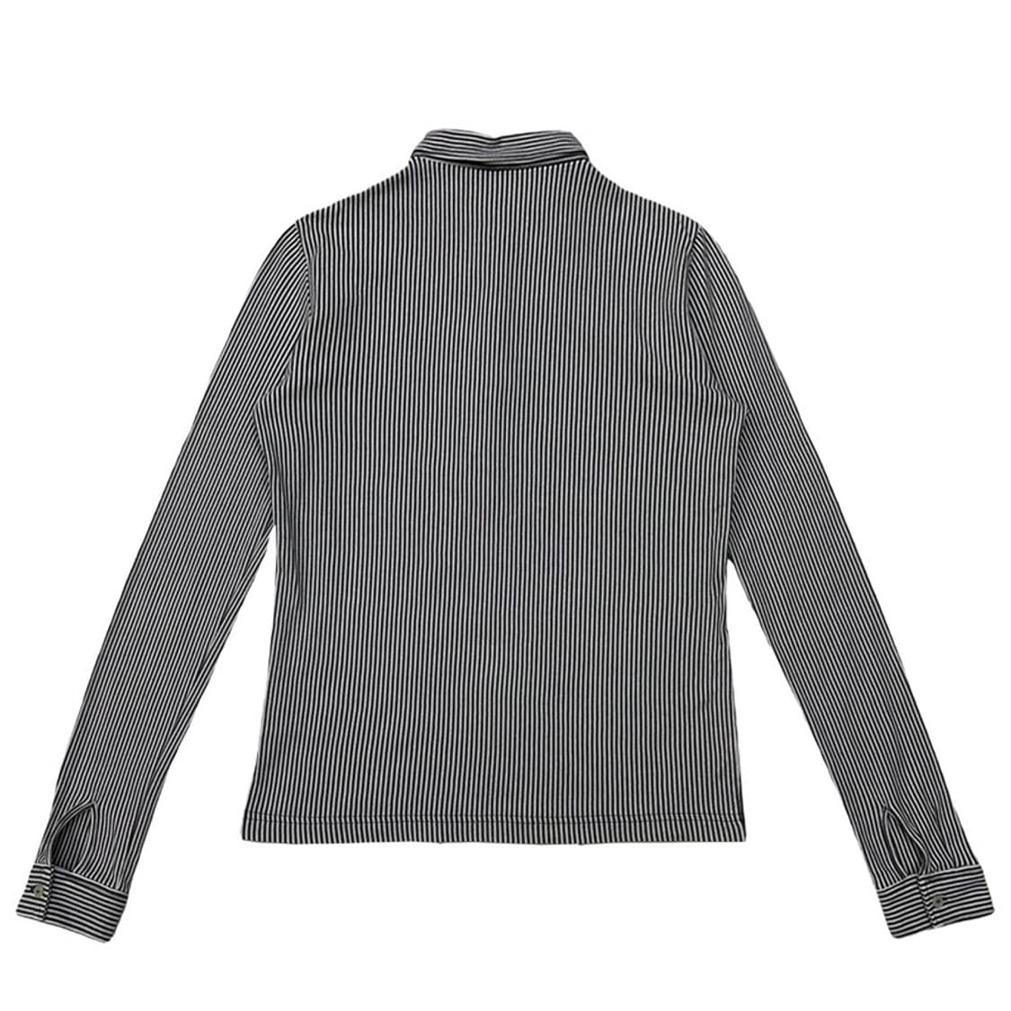 라코스테 일본판 여성용 스트라이프 로고패치 카라넥 긴팔 롱슬리브 40 상품이미지7