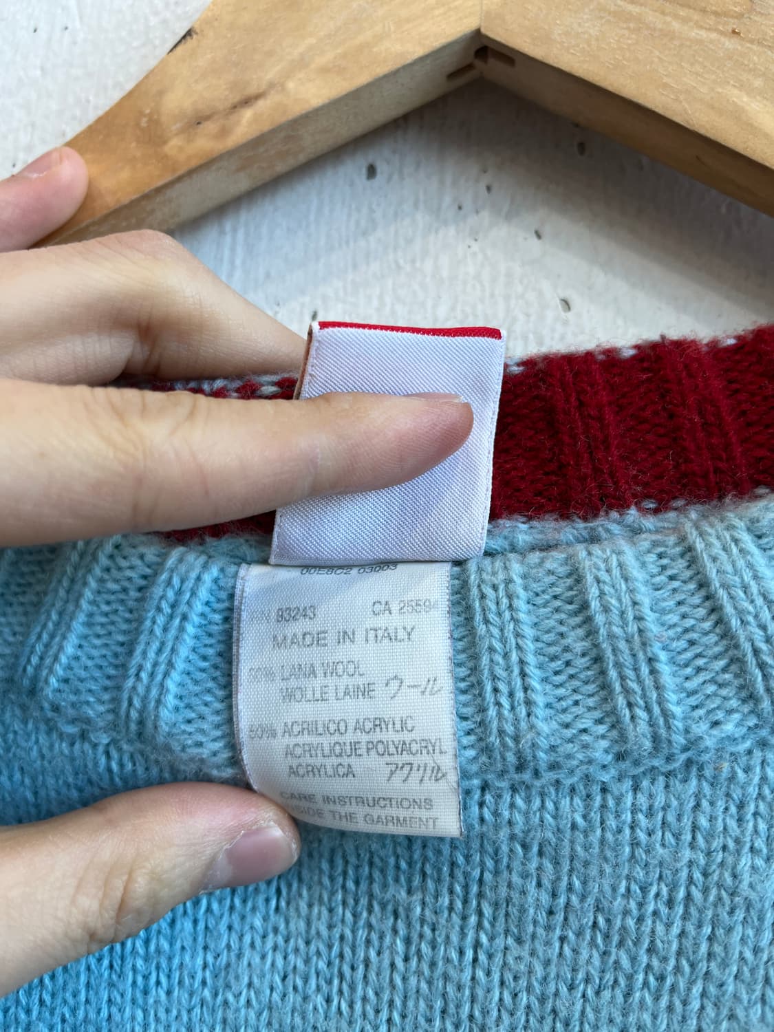 55DSL by DIESEL 로고 니트 Made in ITALY 상품이미지5