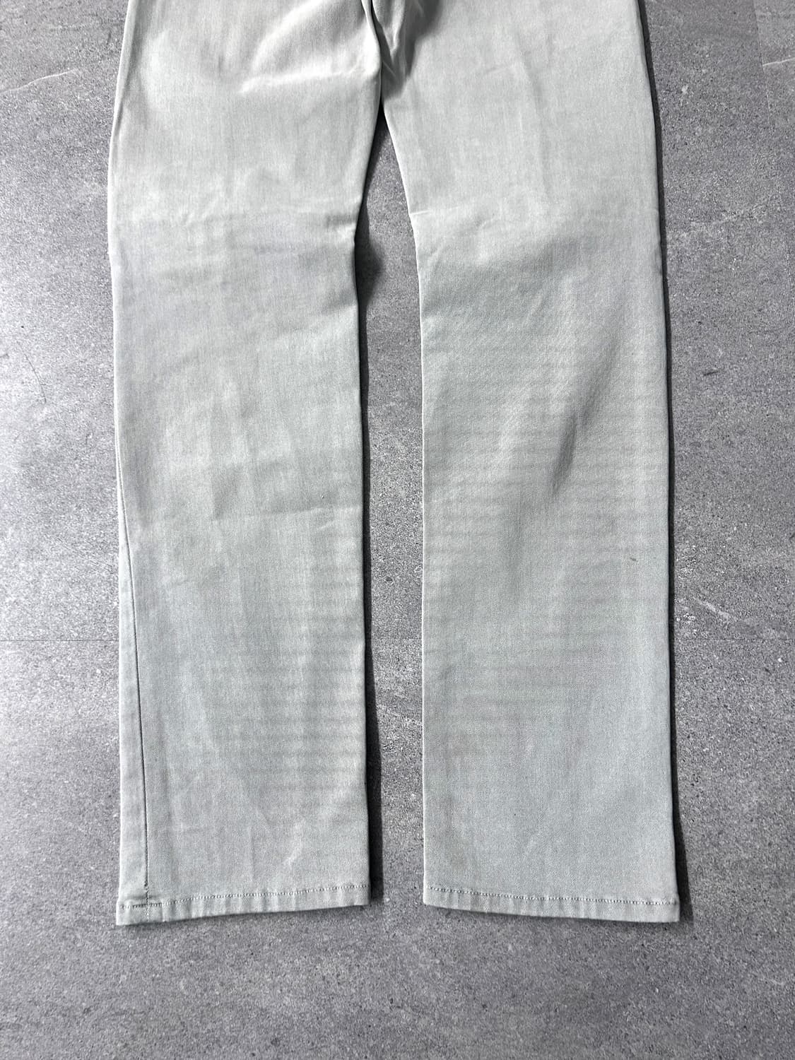Abraham K Hangul Slim Button Fly Washed  상품이미지8