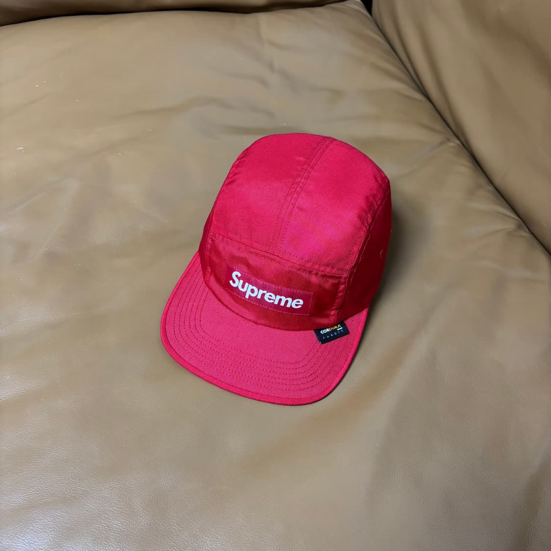 Supreme 슈프림 레드 캠프캡 모자 (Cordura Red) 상품이미지1