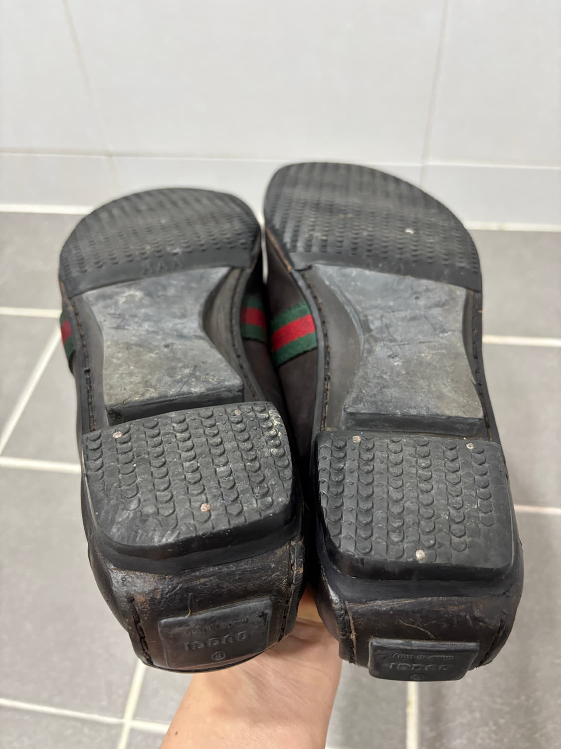 정품)구찌 남자 드라이빙모카신 상품이미지5