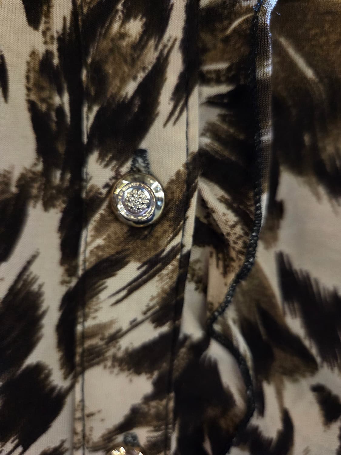 🌟💅갸루특집🌟갸루 호피 블라우스 상품이미지5