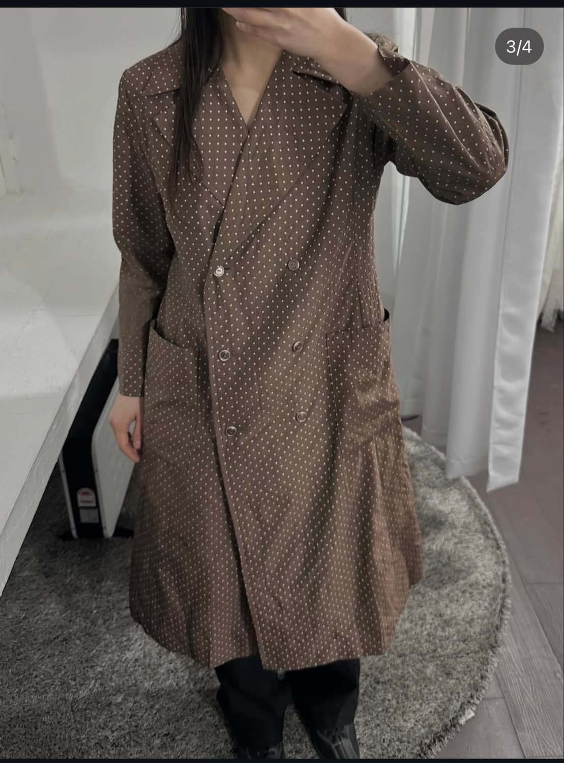 dot brown jacket 상품이미지2