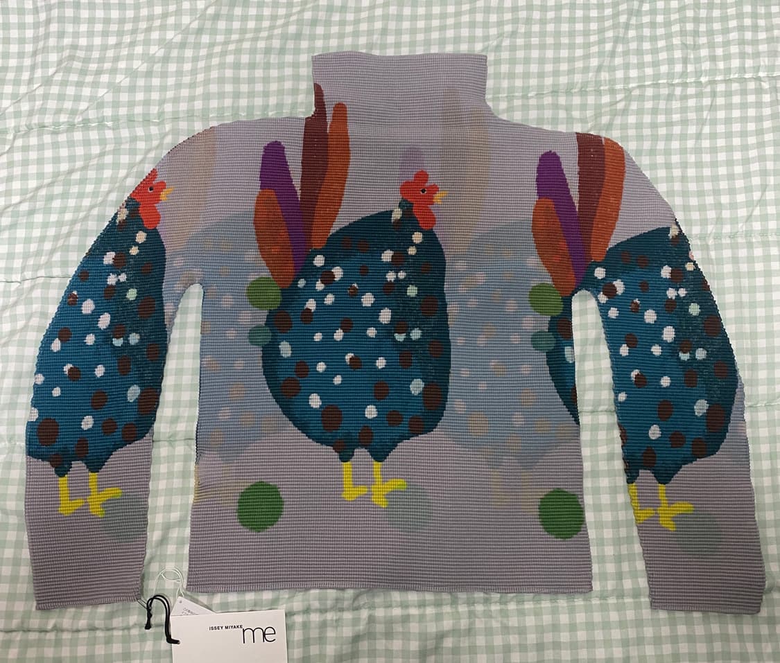 이세이미야케 미 12월 터틀넥 긴팔 새상품 상품이미지3