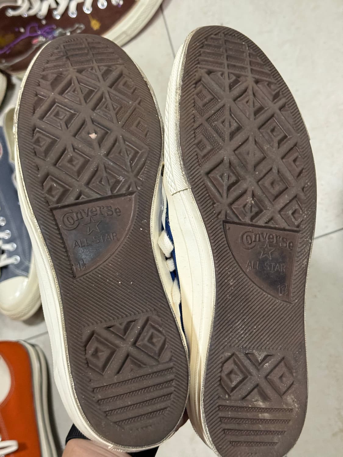 꼼데 컨버스 블루/그레이 300 상품이미지3