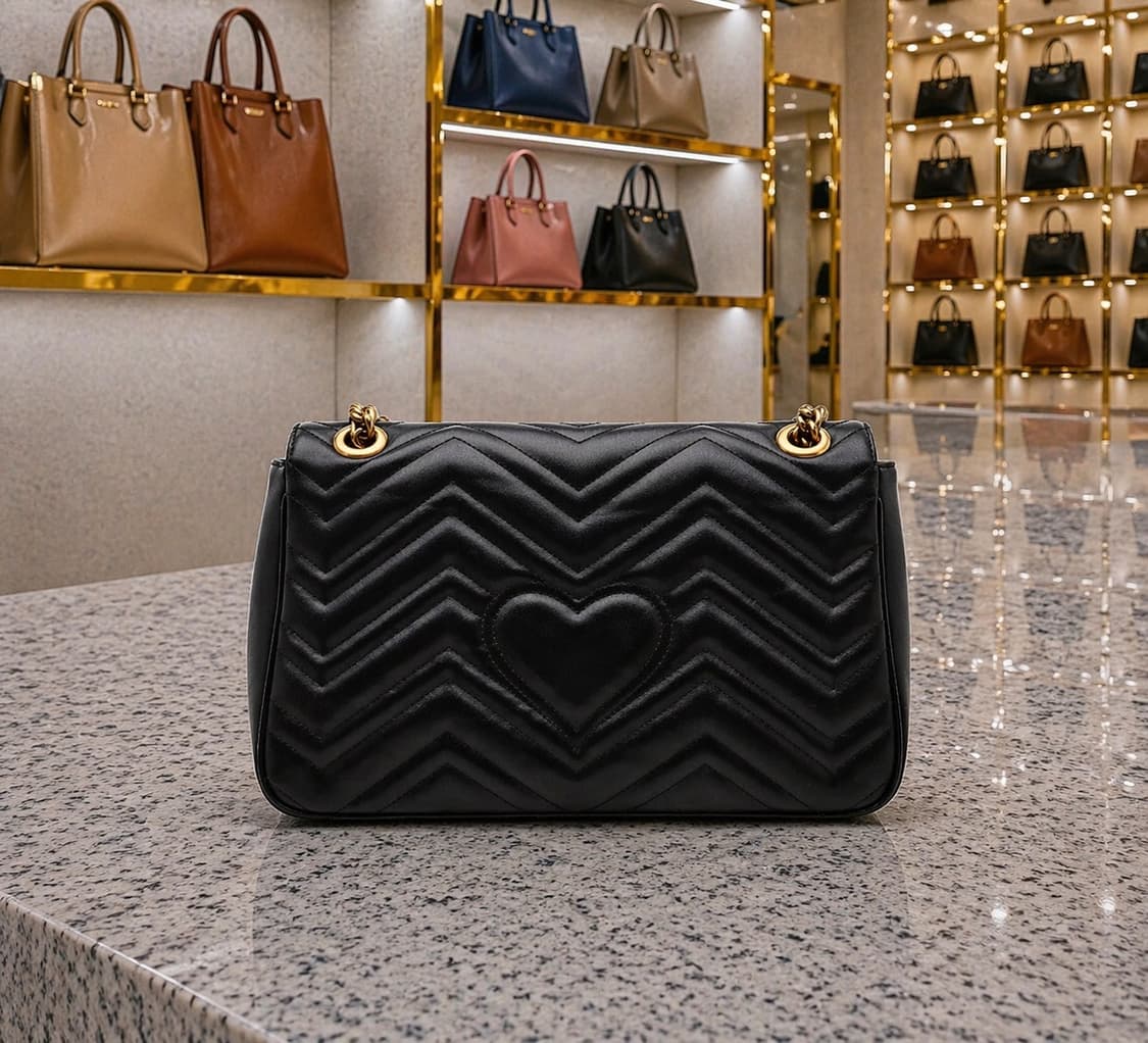 [A급] 구찌 GG 마몽 마틀라세 숄더백 미디엄 판매합니다!!! 상품이미지2