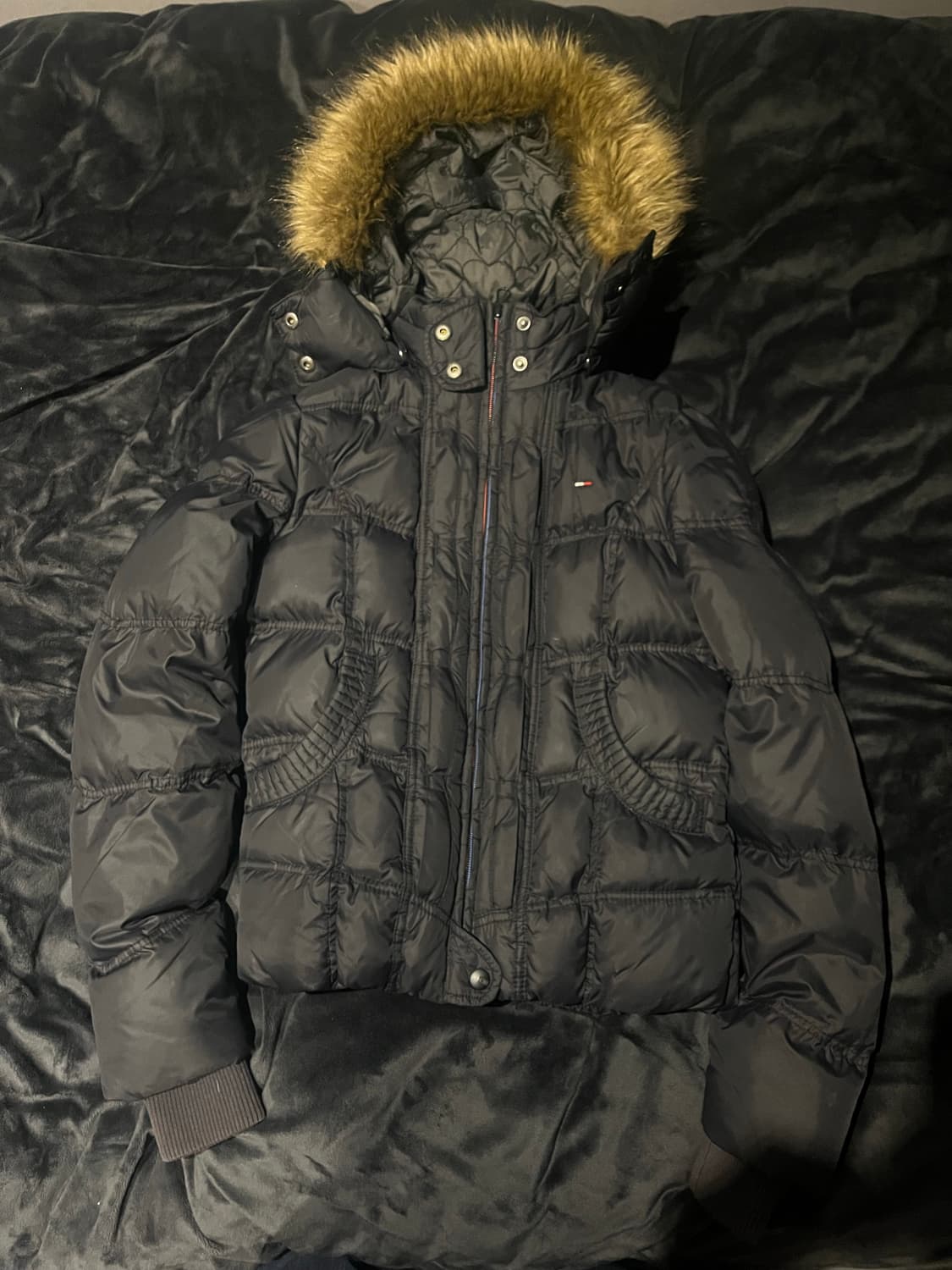 타미힐피거 퍼 숏패딩 상품이미지1