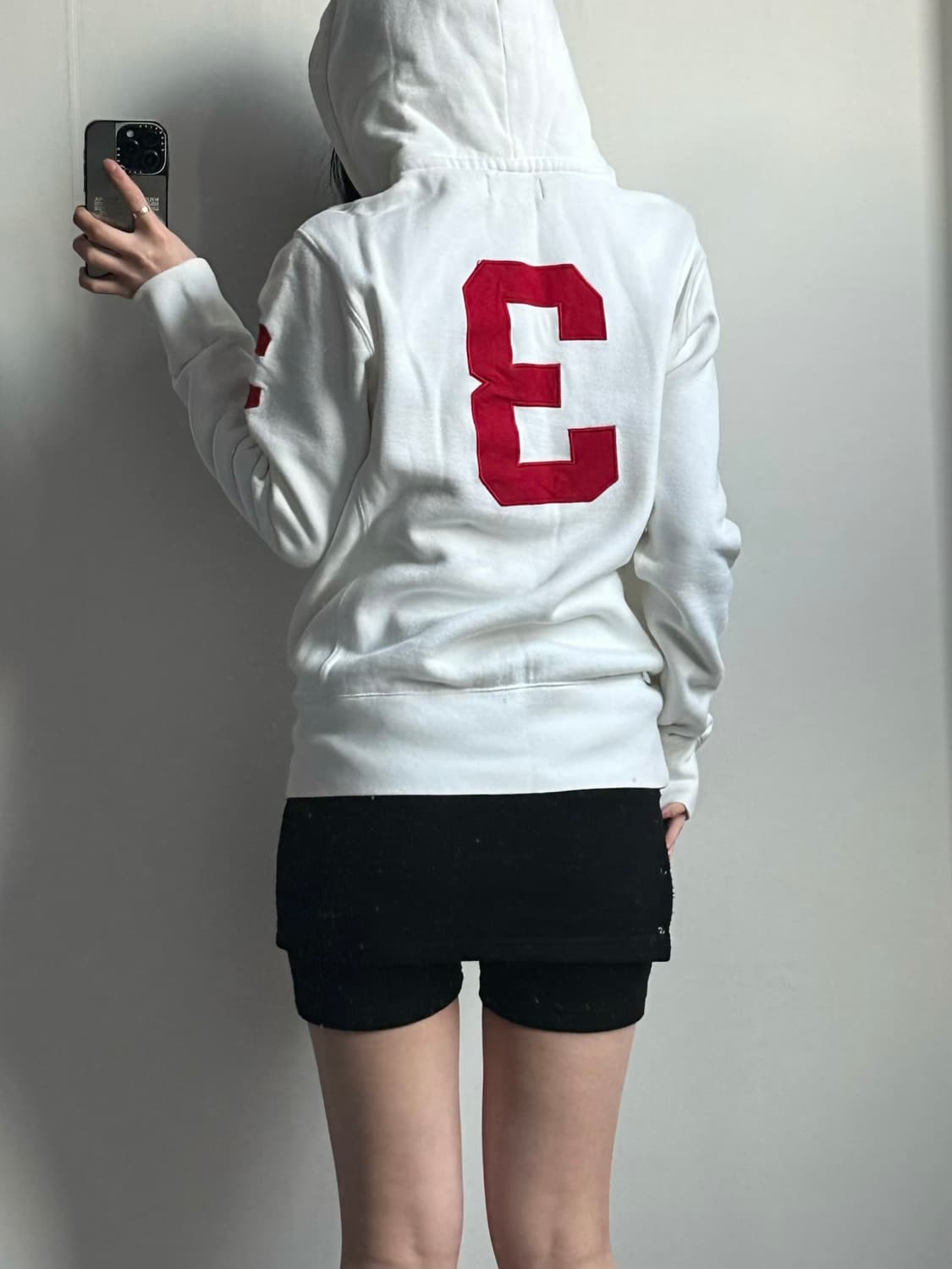 폴로 랄프로렌 럭비 빅포니 화이트 후드티 상품이미지2