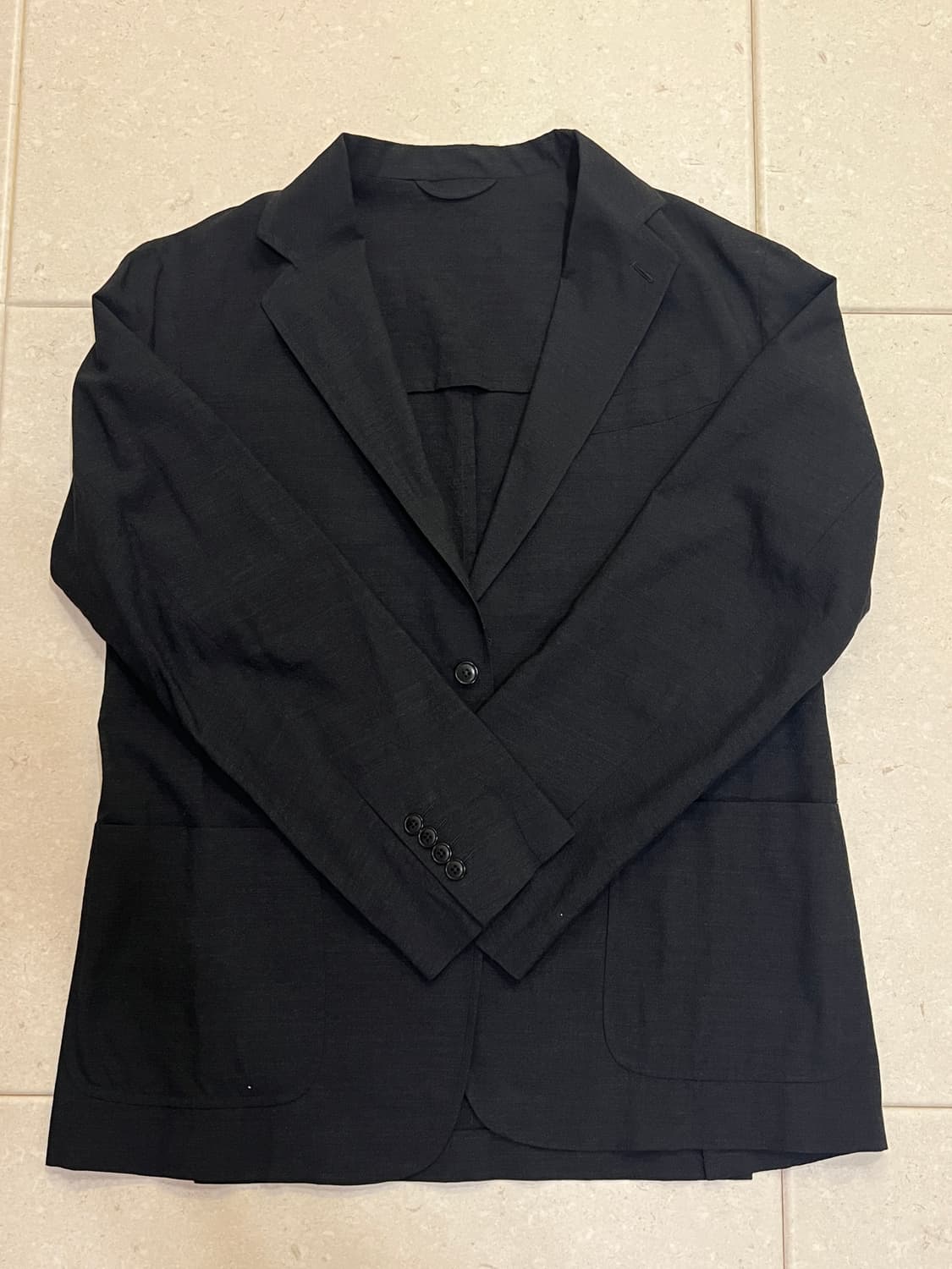 코모리 실크넵 자켓 다크챠콜 3사이즈 상품이미지1