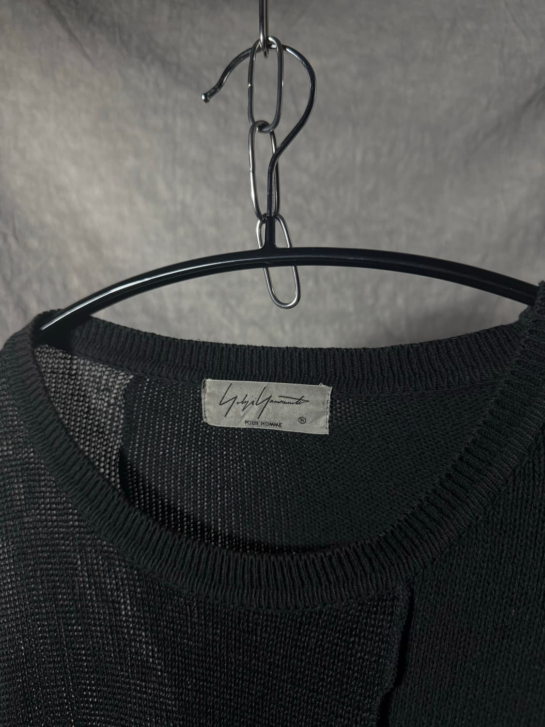 Yohji Yamamoto POUR HOMME Cut-Out Knit 상품이미지4