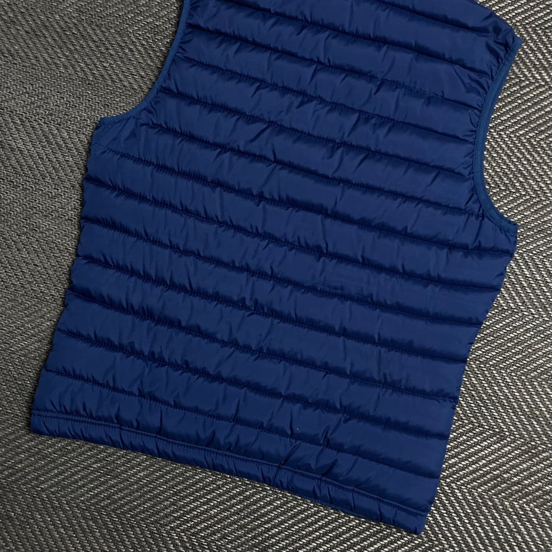 홀리스터 자수로고 경량 퀼팅 베스트 네이비o 5153 상품이미지3