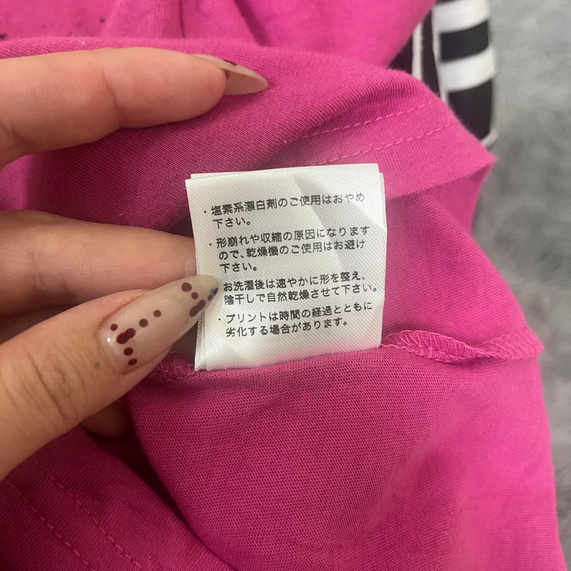 히스테릭 글래머 기무라 타쿠야 콜라보 핑크 레터링 반팔티 상품이미지6