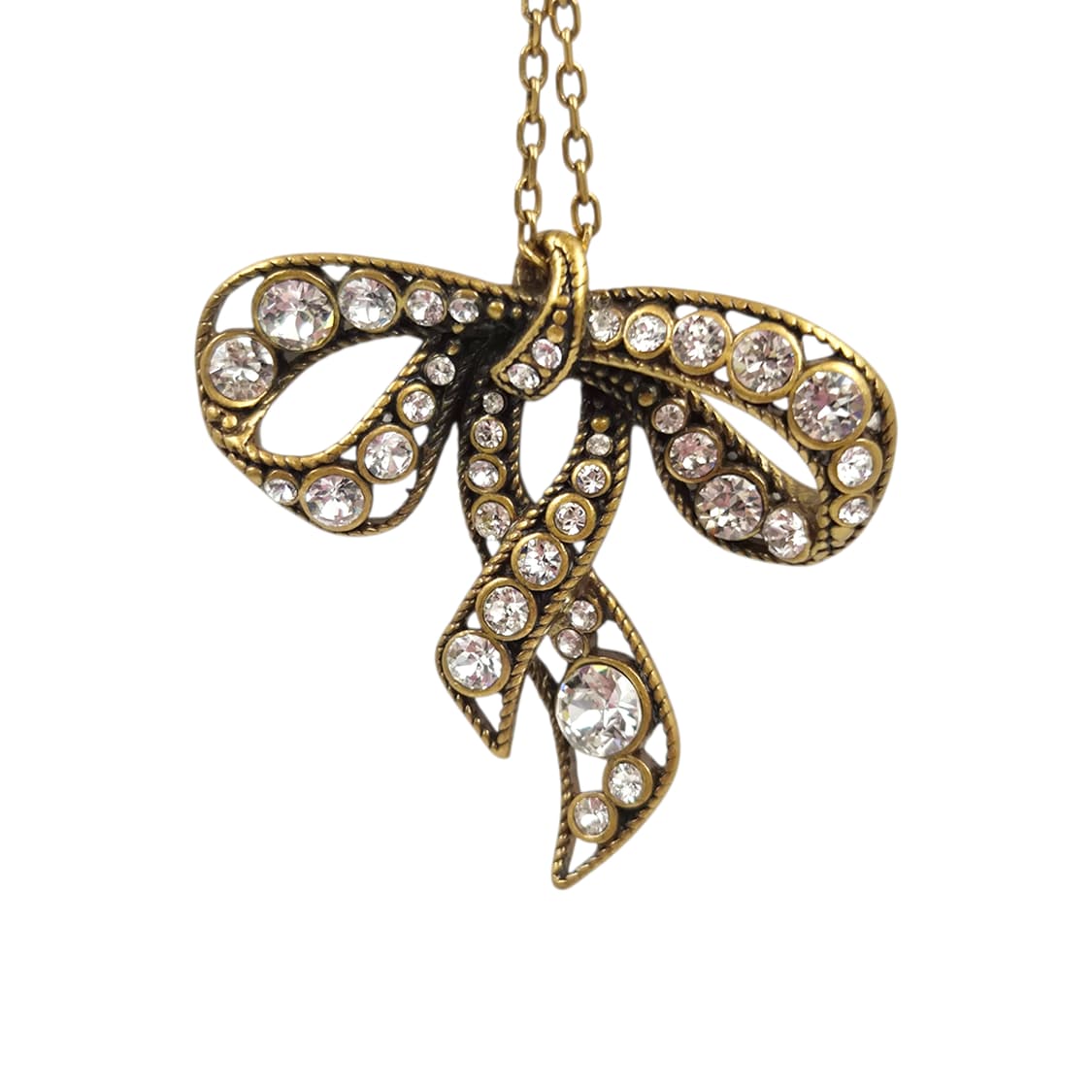 05s 마크제이콥스 엔틱 빅 리본 파베 목걸이 상품이미지7