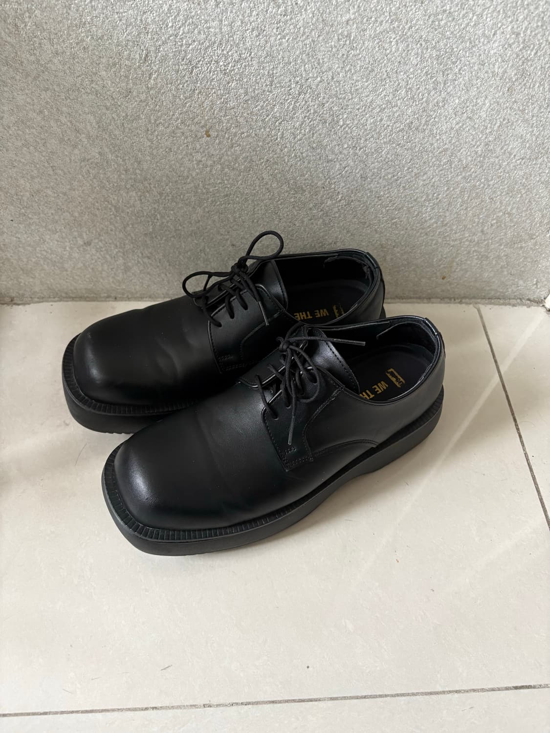 위더로드 릴리프 볼륨 스퀘어토 4홀 더비슈즈 260 상품이미지1