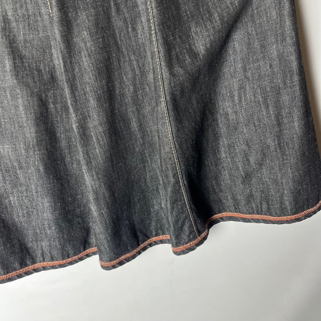 [Sonia Rykiel] 소니아리키엘 플리츠 데님 미디스커트 상품이미지4
