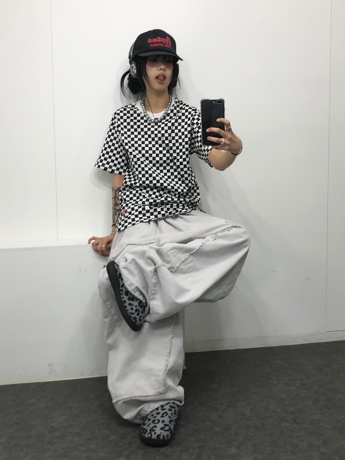 Supreme X Hanes Checkerboard T-shirt 상품이미지4