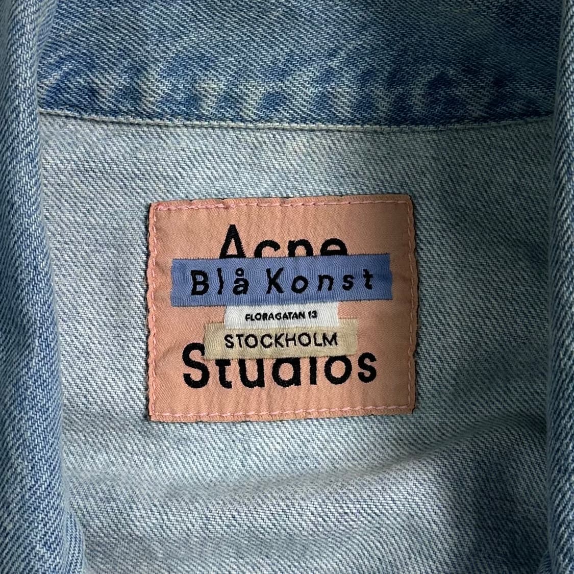 아크네 스튜디오 오버핏 데님 자켓   상품이미지6