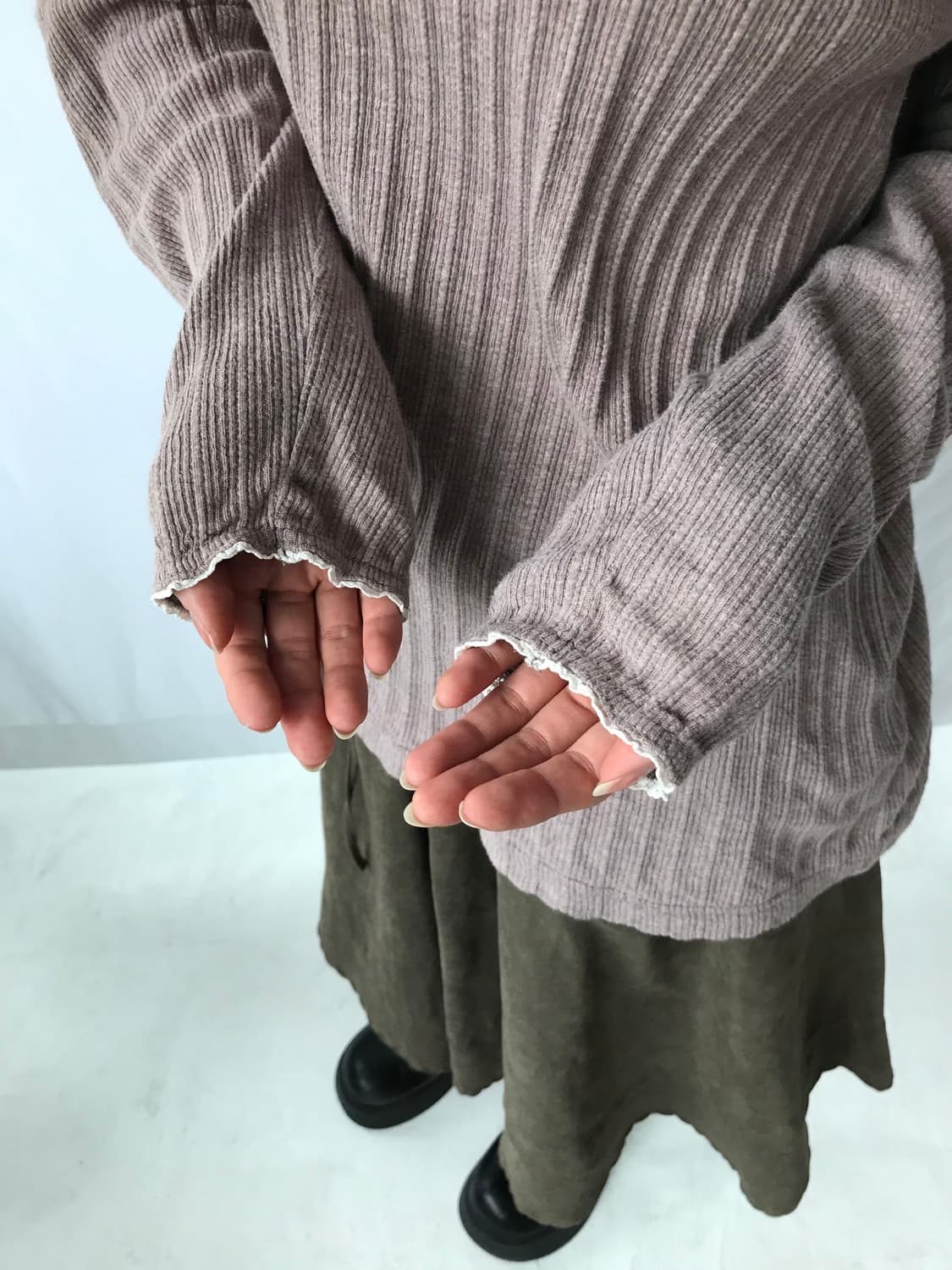 SM2 빈티지 핑크 레이스 티 상품이미지2