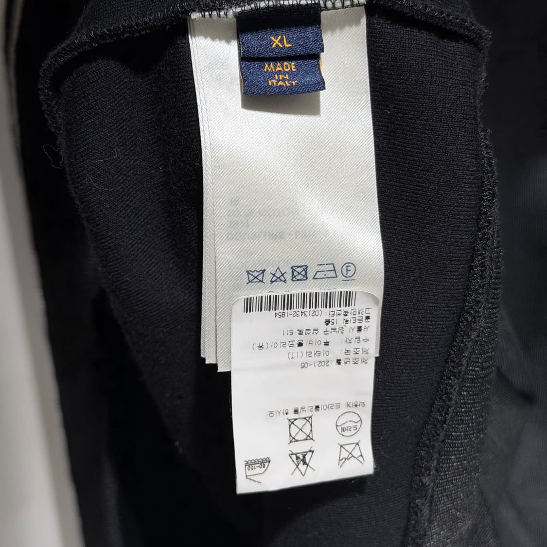 (S+/XL) / 루이비통 LV로고 플라워 모노그램 트랙 자켓 블랙 상품이미지5