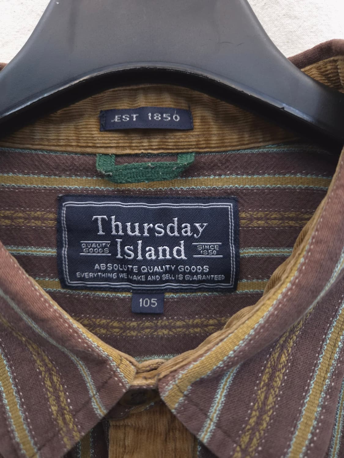 Thursday Island 스트라이프 남방 상품이미지2