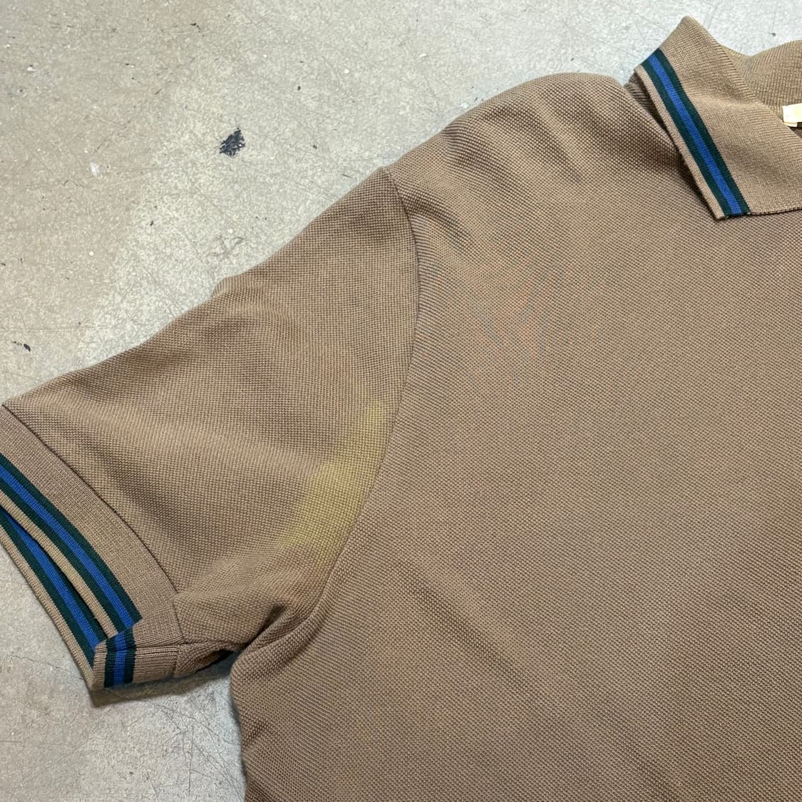 100 발리 브라운 카라 반팔 티셔츠  상품이미지6