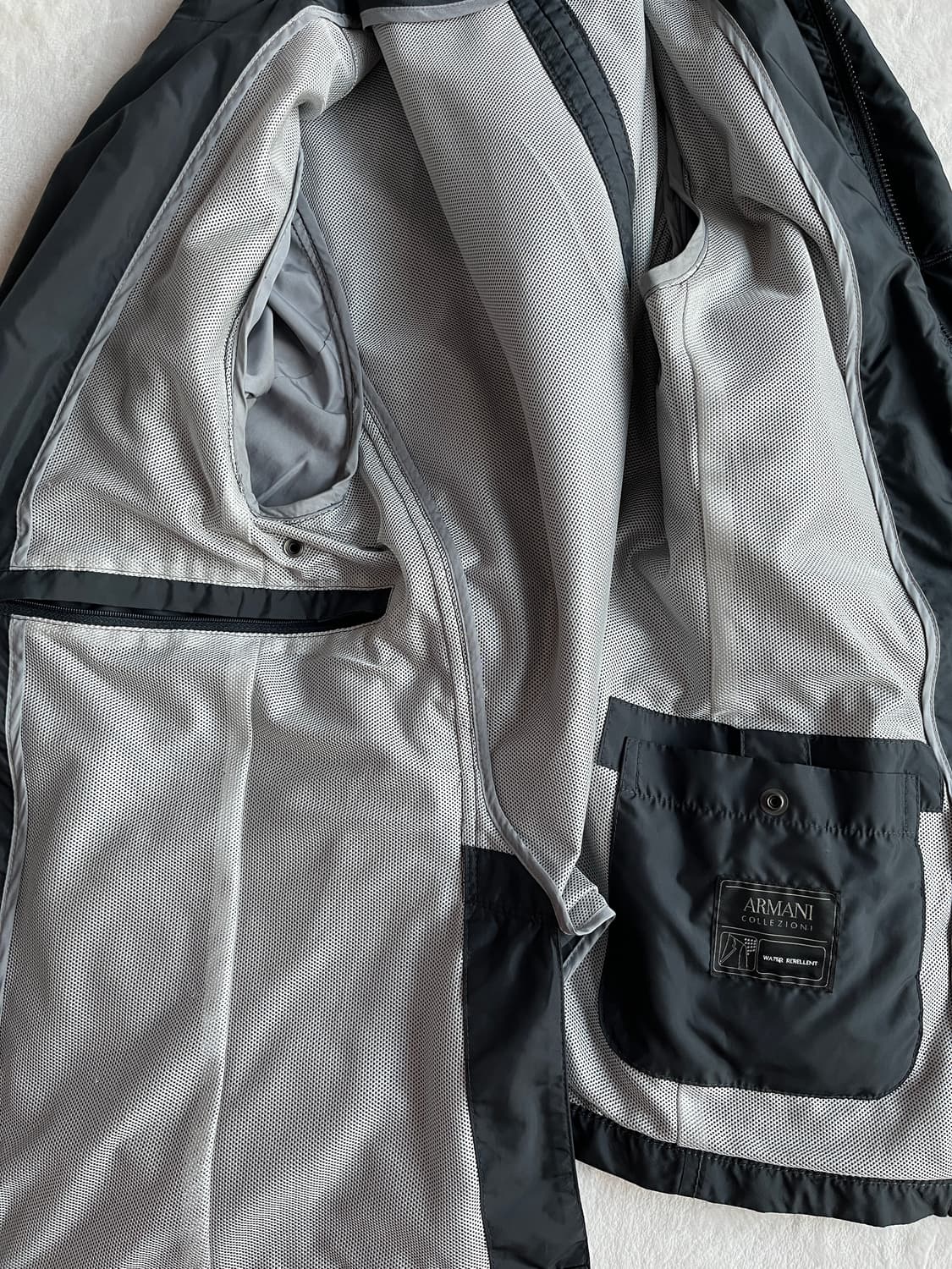 아르마니 꼴레지오니 자켓 남녀공용 네이비  상품이미지3