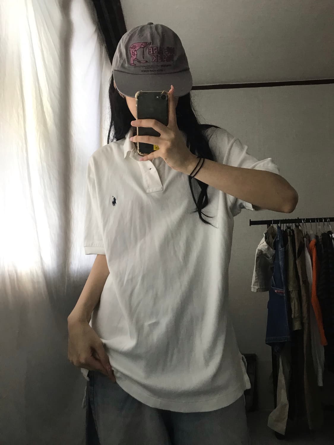 폴로 화이트 반팔티셔츠 상품이미지4